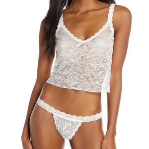 New Hanky Panky Cami and Matching Thong  Set